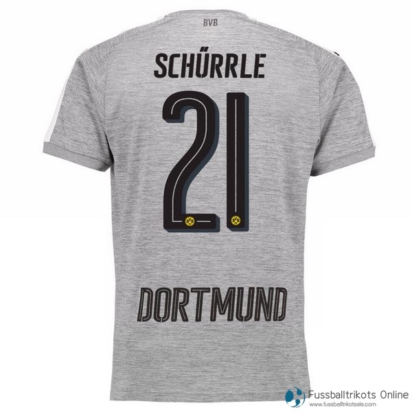 Borussia Dortmund Trikot Ausweich Schurrle 2017-18 Fussballtrikots Günstig